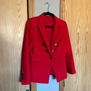 Express Red Blazer